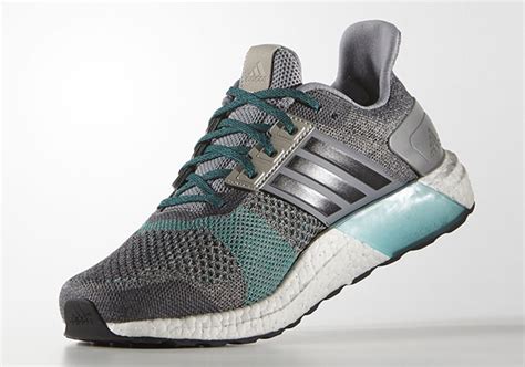 adidas Ultra Boost ST Grey/Green Sneaker 